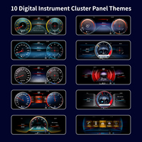 Pantalla Digital Panorámica Dual de 12.3 Pulgadas para el Panel de Instrumentos de Mercedes-Benz Clase C W204, Actualización de la Pantalla del Tablero de Instrumentos LCD
