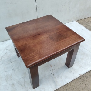 A'dam Old Brown Solid Wood <b>Dining</b> <b>Table</b> 70x70cm | Durable Eco-Friendly Water Resistant Vintage Restaurant Furniture | <b>Table</b> - Product Image 3