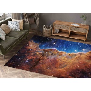 Alfombra Carina Nebula: Imagen del Telescopio James Webb, Decoración Espacial, Alfombra Suave No Tejida - Product Image 4