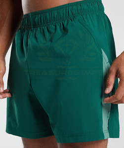 กางเกงออกกำลังกายผู้ชายคุณภาพสูงสั่งทำพิเศษ ผ้าโพลีเอสเตอร์ 100% ระบายอากาศ แห้งเร็ว ความยาวระดับเข่า เอวผูกเชือก - Product Image 5