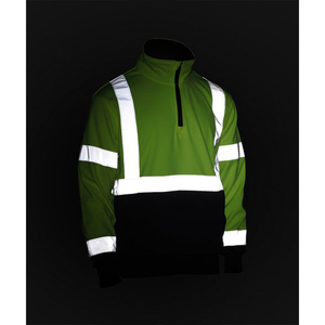 Hi Vis Custom Garment <b>Security</b> Uniform Reflective Winter Safety Work Wear Logo Jacket for Men - Product Image 3