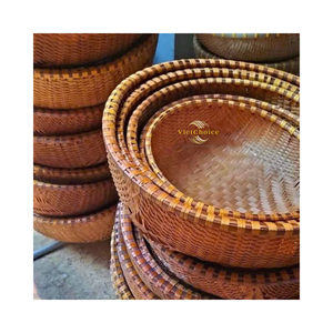 Vietchoice ตะกร้าไม้ไผ่สานธรรมชาติ - Product Image 6