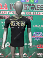 Rash Guard de Compresión Nivel Negro Camuflado Camiseta de Gimnasio Clasificada Rash Guard para Jiu Jitsu BJJ