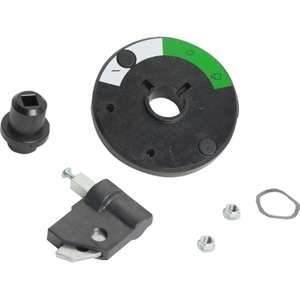 Attuatori e Motori Miniaturizzati con Maniglia Nera, Solenoidi e Driver con Rotazione Frontale per C60/120 e NC45/100/125 - Product Image 1