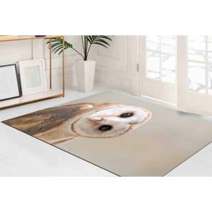 Alfombra Estampada con Diseño de Búho: Personalizada, para Baño, Decoración de Oficina, Animal, Contemporánea, con Pelo Suave - Product Image 4