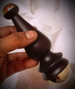 ไม้กดจุดคันซ่าทำมือ 2 หัว ใช้ได้ 2 แบบ เป็นมิตรกับสิ่งแวดล้อม ด้ามจับไม้ สำหรับนวดหน้า/หลัง/คอ/ลำตัว บรรเทาความเครียด งานฝีมือ SANIYA - Product Image 3