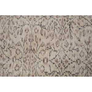 Alfombra Turca, Alfombra Pequeña de 1.3x2.7 pies, Alfombra Beige a Rayas - Product Image 5