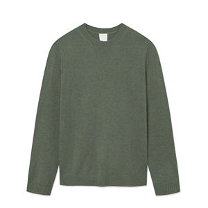 Suéter de punto informal para hombre, novedad de Otoño Invierno, gran oferta, 100% de algodón de secado rápido con logotipo personalizado y bordado - Product Image 1