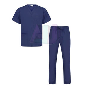 Conjunto de Uniforme Médico Premium de Felpa Suave con Material de Algodón Transpirable, Diseño Ligero y Ecológico para Uso Hospitalario - Product Image 1