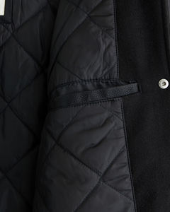 Chaqueta Universitaria de Invierno de Lana 100% de Alta Calidad, con Capucha, Impermeable, Bordada, Estilo Universitario, Diseño de Béisbol - Product Image 5