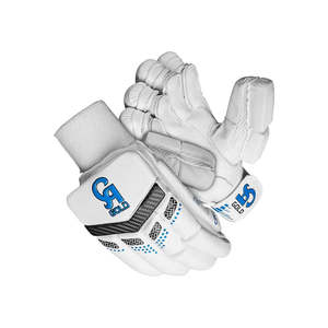 Guantes de Bateo de Cricket para Adultos, para Zurdos, Blancos/Negros - Product Image 5