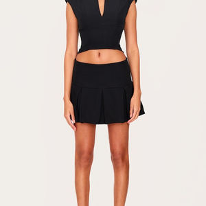 Women's High Waist Athletic Golf Short <b>Skirts</b> For Running <b>Pleated</b> <b>Tennis</b> <b>Skirt</b> For Women Custom Design With Pockets - Product Image 5