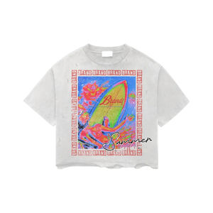 Conjunto de Camiseta y Pantalones Cortos de Verano 100% Algodón para Hombre y Mujer, Estilo Vintage, 2 Piezas - Product Image 3