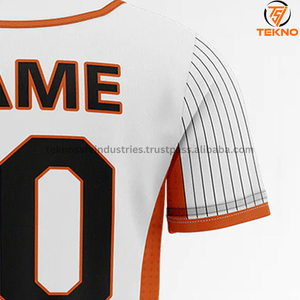 Productos de tendencia 2025 recién llegados camiseta de béisbol gran oferta hombres y mujeres camiseta de béisbol con nombre y número de equipo personalizado - Product Image 2