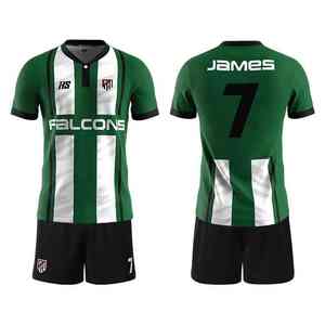 Uniforme de fútbol de diseño personalizado transpirable secado rápido poliéster equipo de fútbol desgaste para hombres niños camiseta de fútbol - Product Image 1