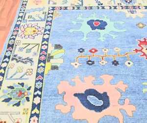 Alfombra anudada a mano de diseño moderno hecha a mano patrón Turco y Persa hermoso color vibrante personalizar tamaño disponible - Product Image 2