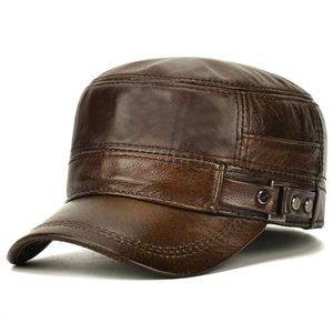 Vente en gros en cuir de vachette casquette de baseball broderie à la main respirant imperméable couleurs personnalisées réunion internationale - Product Image 5