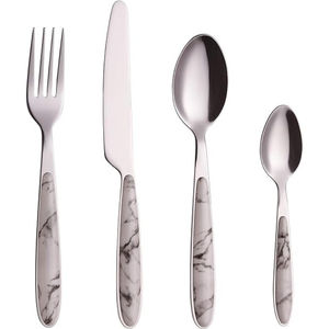 Vente directe d'usine en Inde, couverts en argent de luxe personnalisés, ensemble de couverts en acier inoxydable plaqué argent pour table à manger - Product Image 6