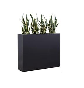 Maceta de caja cuadrada de aluminio superventas para decoración exterior e interior personalizable - Product Image 1