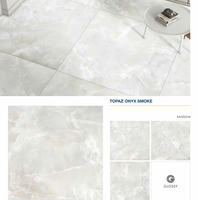 Carreaux aspect marbre en 120X120cm Carreaux de porcelaine en surface brillante en carreaux "Blanche Neige" pour Hall par Novac Ceramic India