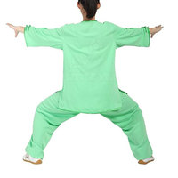 Tenue de Kung Fu en Coton 100% Personnalisable à Faible MOQ – Vêtements d'Équipe d'Arts Martiaux Légers avec Couleurs et Logo Personnalisés – Ensemble de Haute Qualité à Vendre