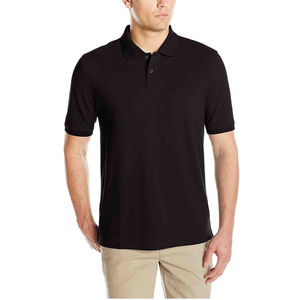 Venta caliente hombres Polo camisa poliéster algodón transpirable secado rápido manga corta precio barato tamaño adulto impresión personalizada o color OEM - Product Image 6