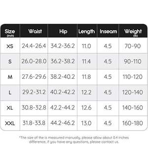 Pantalones cortos de motorista de cintura alta personalizados para mujer 3,6/4,5 Control de barriga sin costuras a prueba de sentadillas levantamiento de glúteos Yoga gimnasio patrón de entrenamiento - Product Image 6