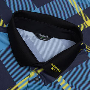 Aristino hombres Golf para camisas 77% poliamida 23% Spandex paño de manga corta inteligente Casual 200g patrón impreso no tejido - Product Image 2