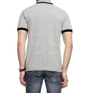 เสื้อยืดโปโลผ้าฝ้าย100% ของผู้ชายเสื้อโปโลแขนสั้นระบายอากาศได้ดีเสื้อยืดผู้ชายแบบลำลองแนวสตรีทเสื้อโปโลแบบเรียบโลโก้ออกแบบได้ตามต้องการ - Product Image 4