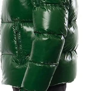 Veste matelassée pour homme, de luxe, chaude, camouflage printanier, formelle, de haute qualité, enduite, ample, imperméable, coupe-vent, avec logo sur le devant - Product Image 6