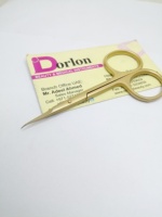 Ciseaux à ongles au plasma en or mat Pince à cuticules en acier durable Logo personnalisé Manucure Pédicure Pousse-ongles et tondeuse