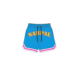 Pantalones Cortos de Malla para Hombre, Estilo Urbano, Oversize, 100% Poliéster, con Logotipo Personalizado, Malla Sólida Antiarrugas, Transpirables y Ecológicos - Product Image 5