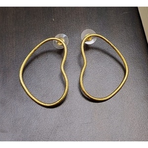 Pendientes de Aro y Colgantes de Latón Hechos a Mano, Chapados en Oro, Estilo Étnico Vintage para Bodas y Fiestas con Perlas y Diamantes - Product Image 3