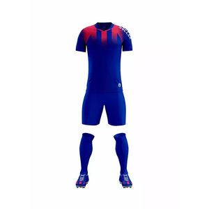 Uniforme de football de sport professionnel pour adultes nouveau style couleur unie taille personnalisée uniforme de football pour hommes - Product Image 3