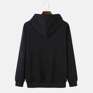 Professional Manufacture OEM Customized Logo Boys <b>Hoodies</b> Custom Sleeve Embroidered <b>Cheap</b> Price Men <b>Black</b> <b>Hoodies</b> & Sweatshirts - Product Image 2