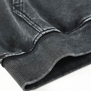 Oem Custom Logo Acid Wash High Quality 100% Cotton Vintage Hoodies Unisex Oversized Acid Wash Full <b>Zip</b> <b>Up</b> Hoodie - Product Image 4