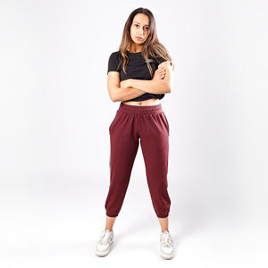 Pantalones de chándal unisex estampados de cintura alta para mujer de fabricante al por mayor, pantalones de chándal personalizados para mujer - Product Image 2