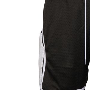 Ropa de calle de poliéster sólido con logotipo OEM, pantalones cortos de gimnasio de talla grande en blanco, pantalones cortos de secado rápido transpirables de verano para hombre de malla personalizada de baloncesto - Product Image 6