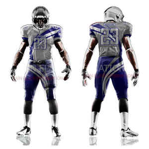 ชุดฟุตบอลสไตล์อเมริกันแขนสั้นระบายอากาศได้ดีชุด100% ออกแบบได้ตามต้องการ - Product Image 5