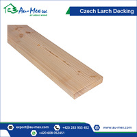 Terrasses modernes en bois massif de mélèze tchèque extérieur 28x140mm