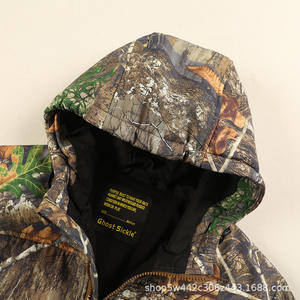 Veste de chasse au canard en polaire thermique imperméable coupe-vent en softshell camouflage d'hiver pour homme avec impression personnalisée - Product Image 2