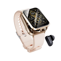 Reloj Inteligente con Auriculares Inalámbricos Integrados, Llamadas Bluetooth, Reloj Inteligente Deportivo para Exteriores, Montre Connecte, Relojes Inteligentes