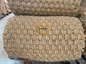 Tapis en fibre de coco 100% naturel - Design moderne fait à la main - Product Image 2