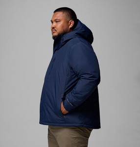 Chaqueta de Invierno Azul en Oferta, Abrigo de Color Liso, Chaqueta Acolchada Gruesa Personalizada para Hombre en Fratres Sports - Product Image 2