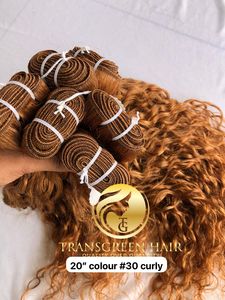 Extensiones humanas vírgenes de templo indio de visón Camboyano de 20 pulgadas, calidad Premium 100%, color de donante único suave crudo #30, color rizado - Product Image 5