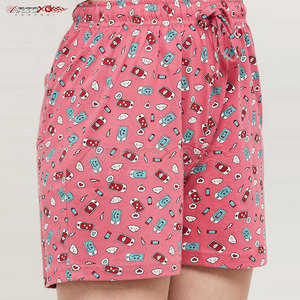 Short décontracté imprimé pour femme avec taille élastique et tissu doux pour l'été Short décontracté pour femme - Product Image 5