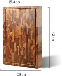 Planche à découper en bois New Look pour blocs à découper en bois de cuisine pour restaurant et hôtel planche à découper - Product Image 4