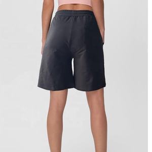 Pantalones cortos de gimnasio de algodón de alta calidad para mujer, ropa activa transpirable para correr, Fitness, logotipo personalizado, estilo Sexy, nueva colección - Product Image 4