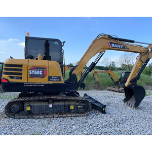 Gran oferta 90% nuevo SANY SY60C pequeña excavadora núcleo maquinaria de construcción 6ton funcionamiento con Motor motor bomba de engranajes rodamiento - Product Image 5