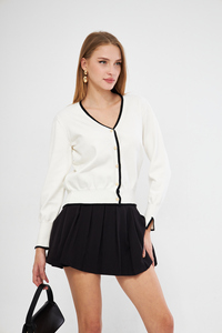 Cárdigan de punto informal para mujer elegante y cómodo para otoño informal - Product Image 2